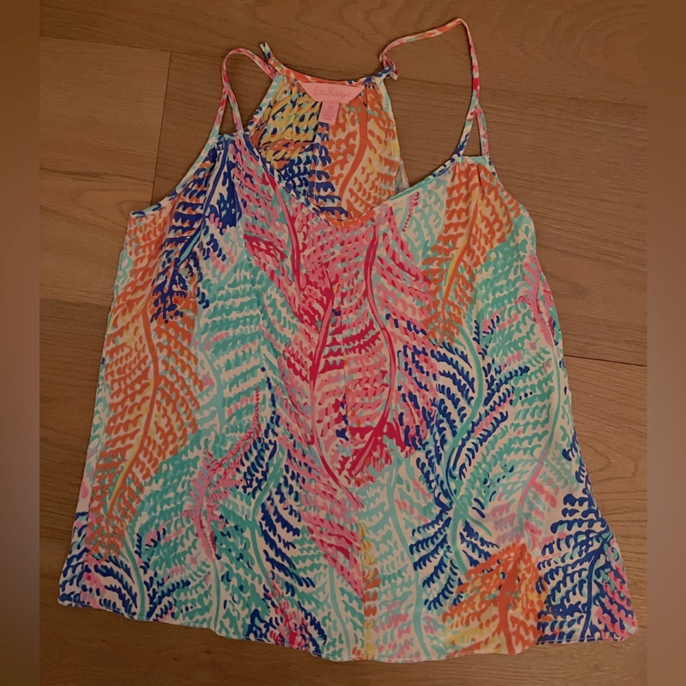 Lilly Pulitzer silk tank